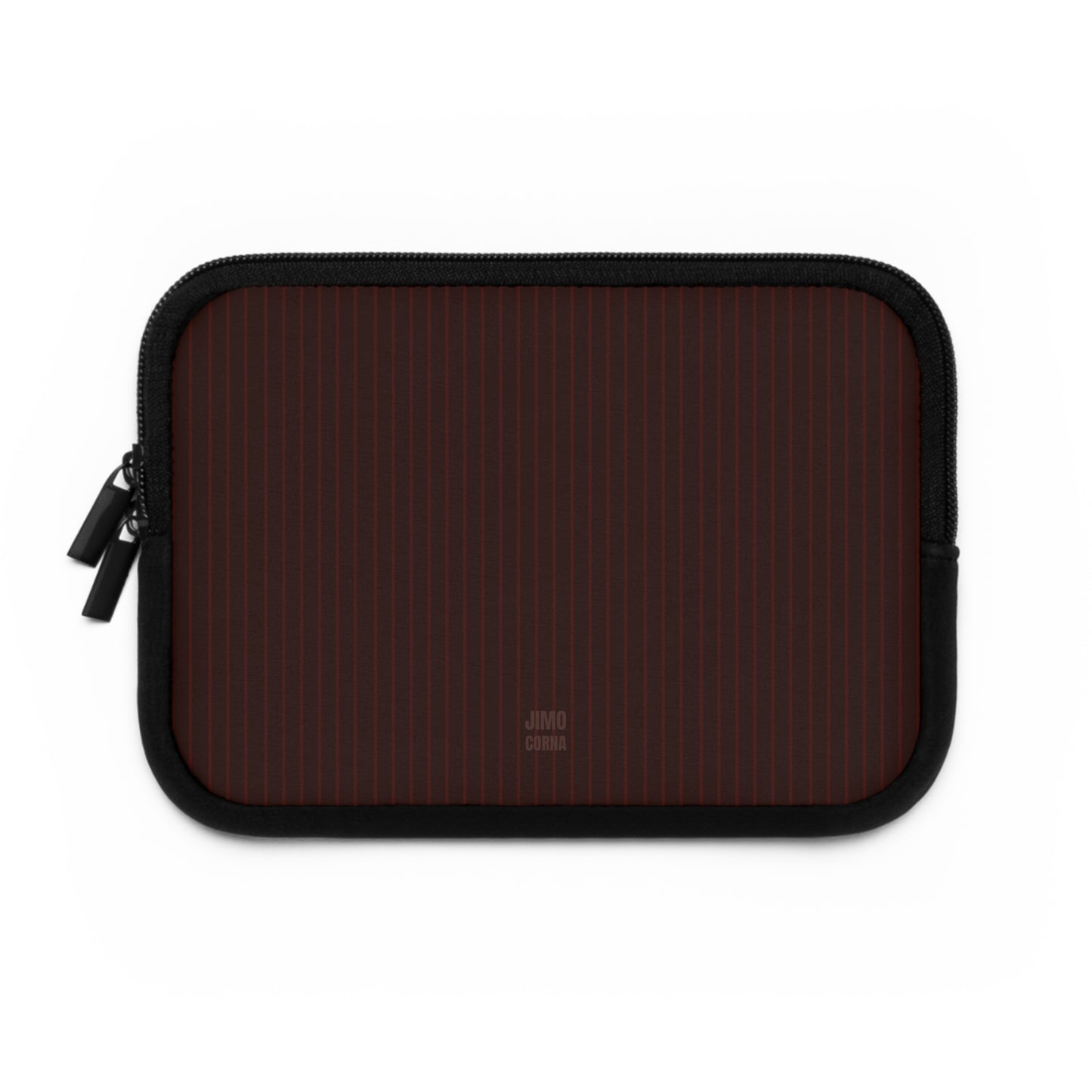 Burgundy Soft Stripes Laptop Sleeve