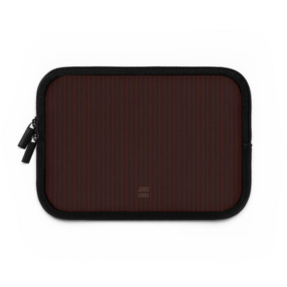 Burgundy Soft Stripes Laptop Sleeve