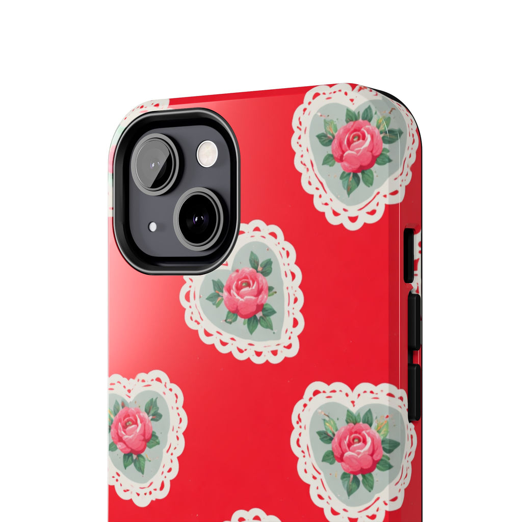 Rosy Lace iPhone Case