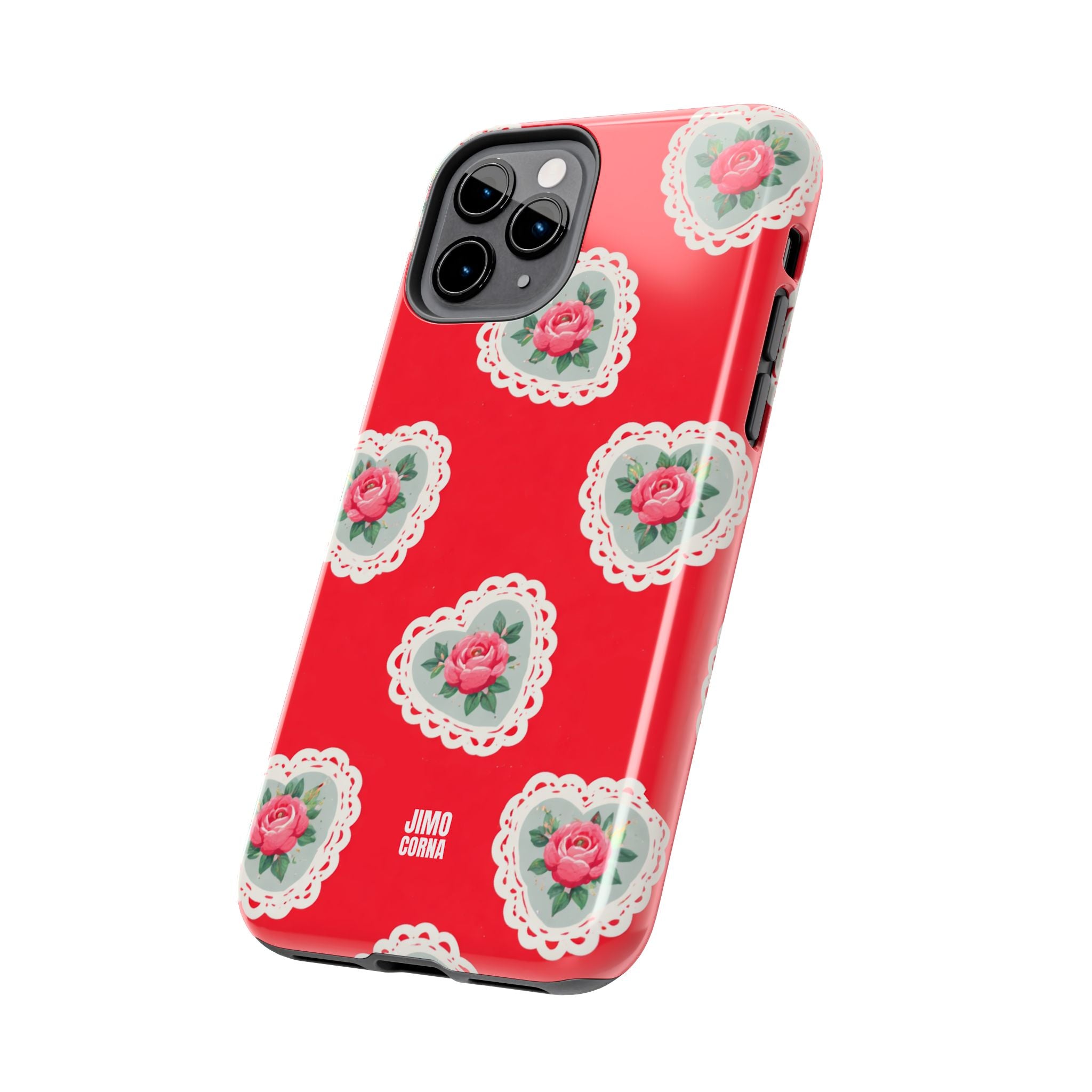 Rosy Lace iPhone Case