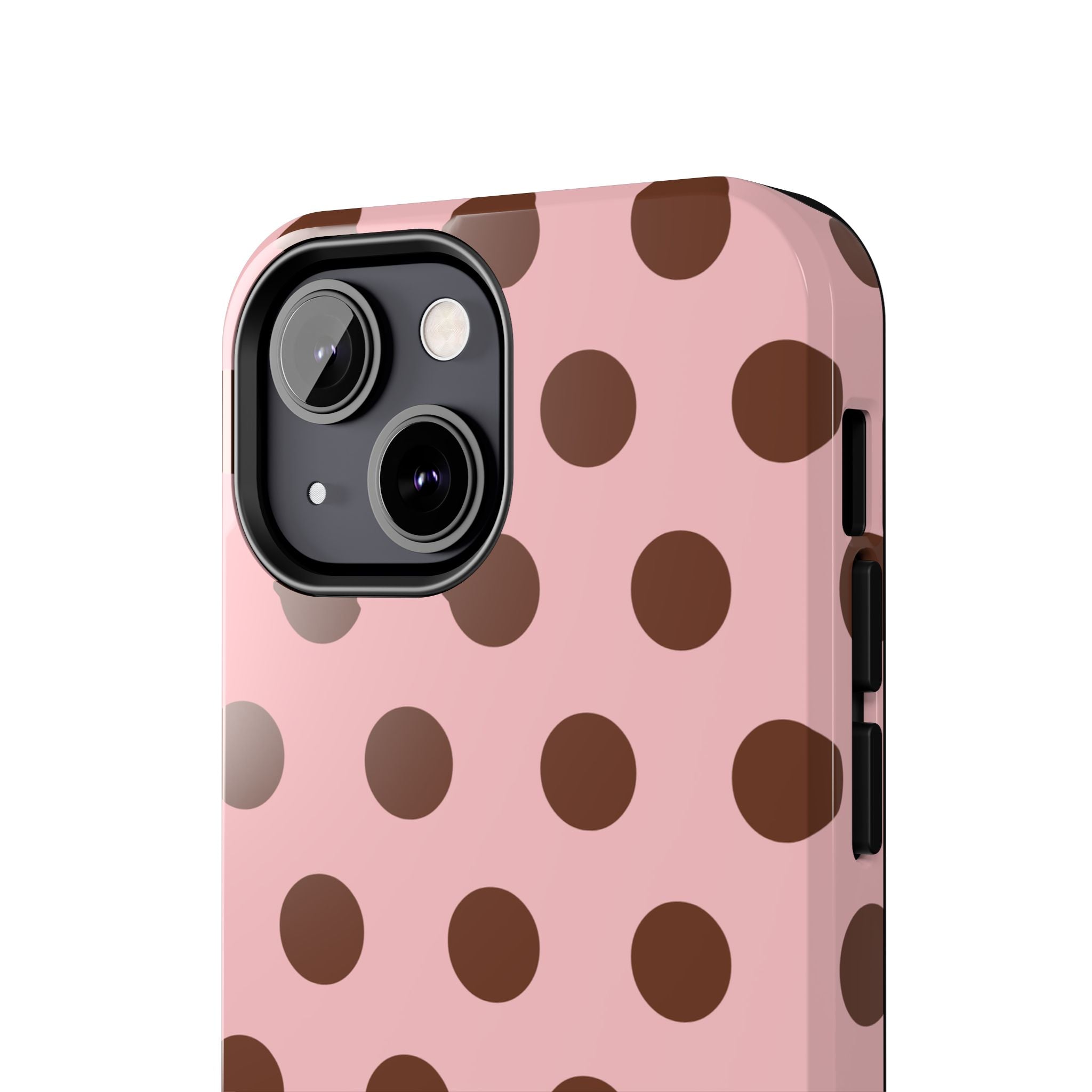 Big Polka Dot | Pink and Brown