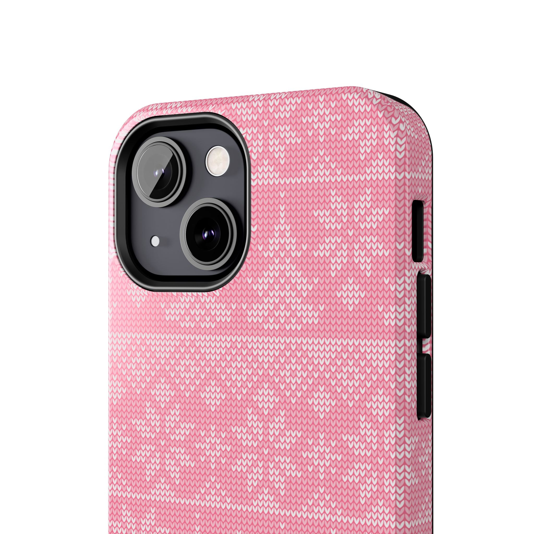 Holiday Knit | Pink iPhone Case