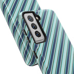 Angelina Stripes | Blue - Samsung Galaxy Case