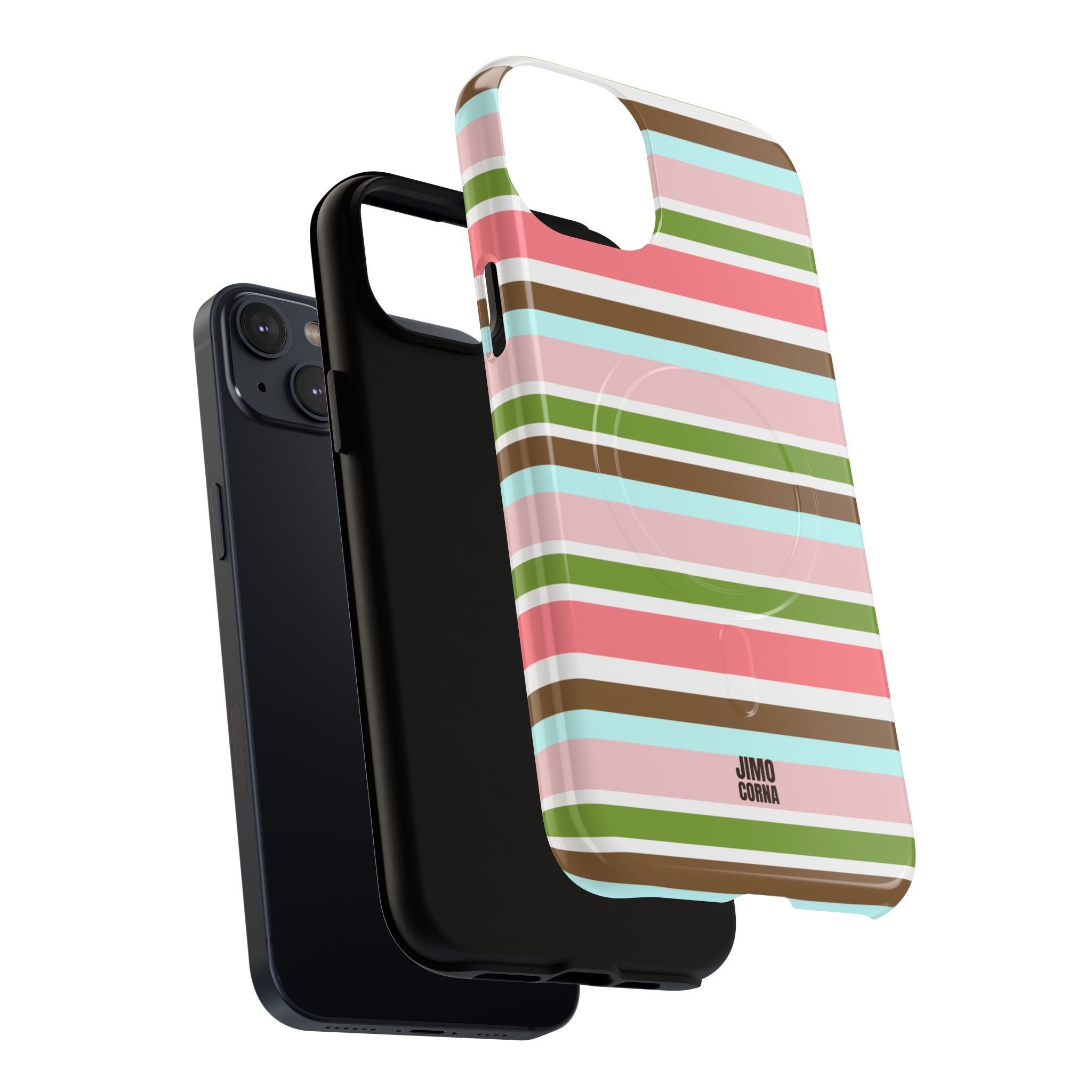 Sweet Candy Stripes MagSafe iPhone Case