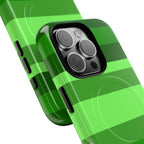 Matcha Stripe MagSafe iPhone Case