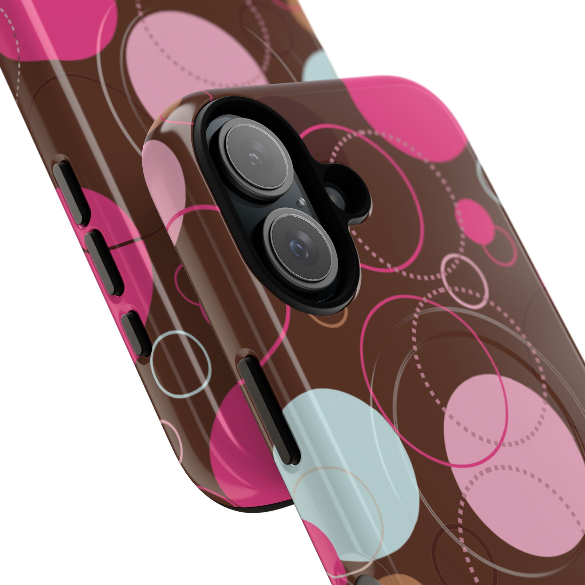 Spiral Pop MagSafe iPhone Case | Brown