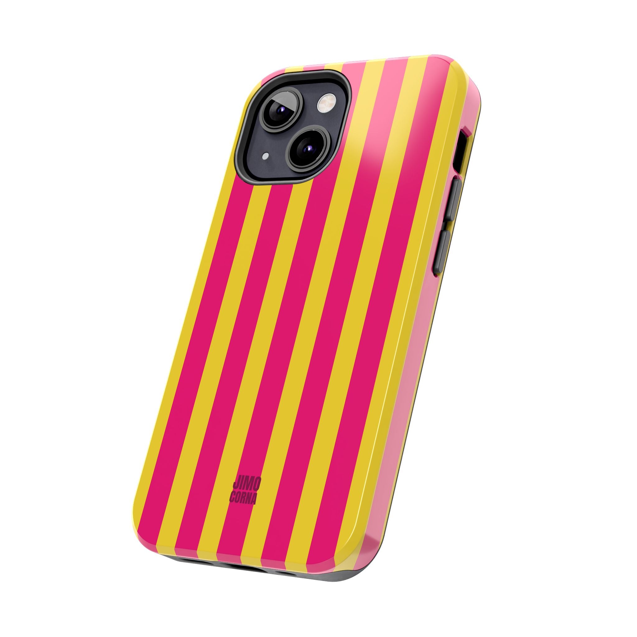Pink and Yellow Bold Stripes