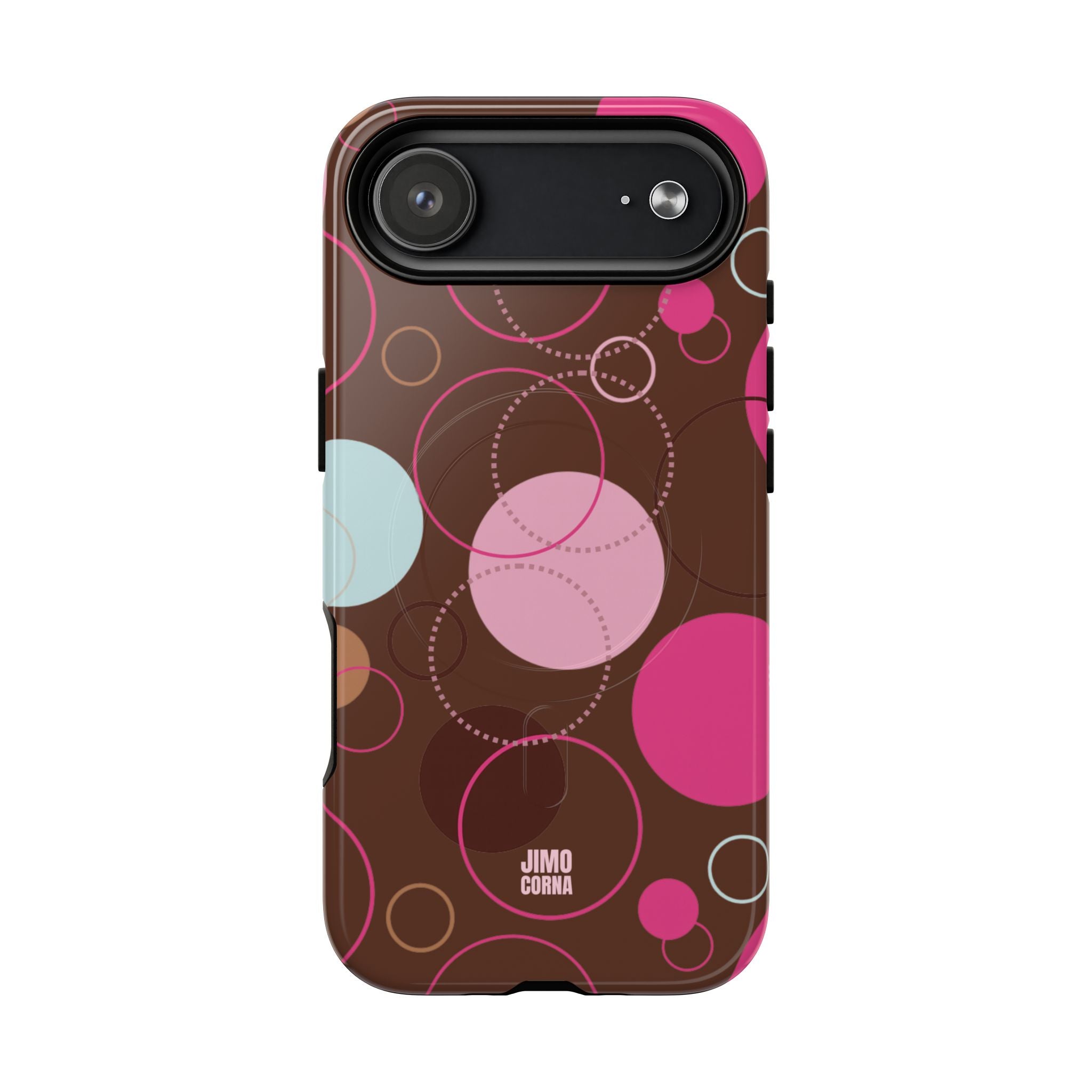 Spiral Pop MagSafe iPhone Case | Brown