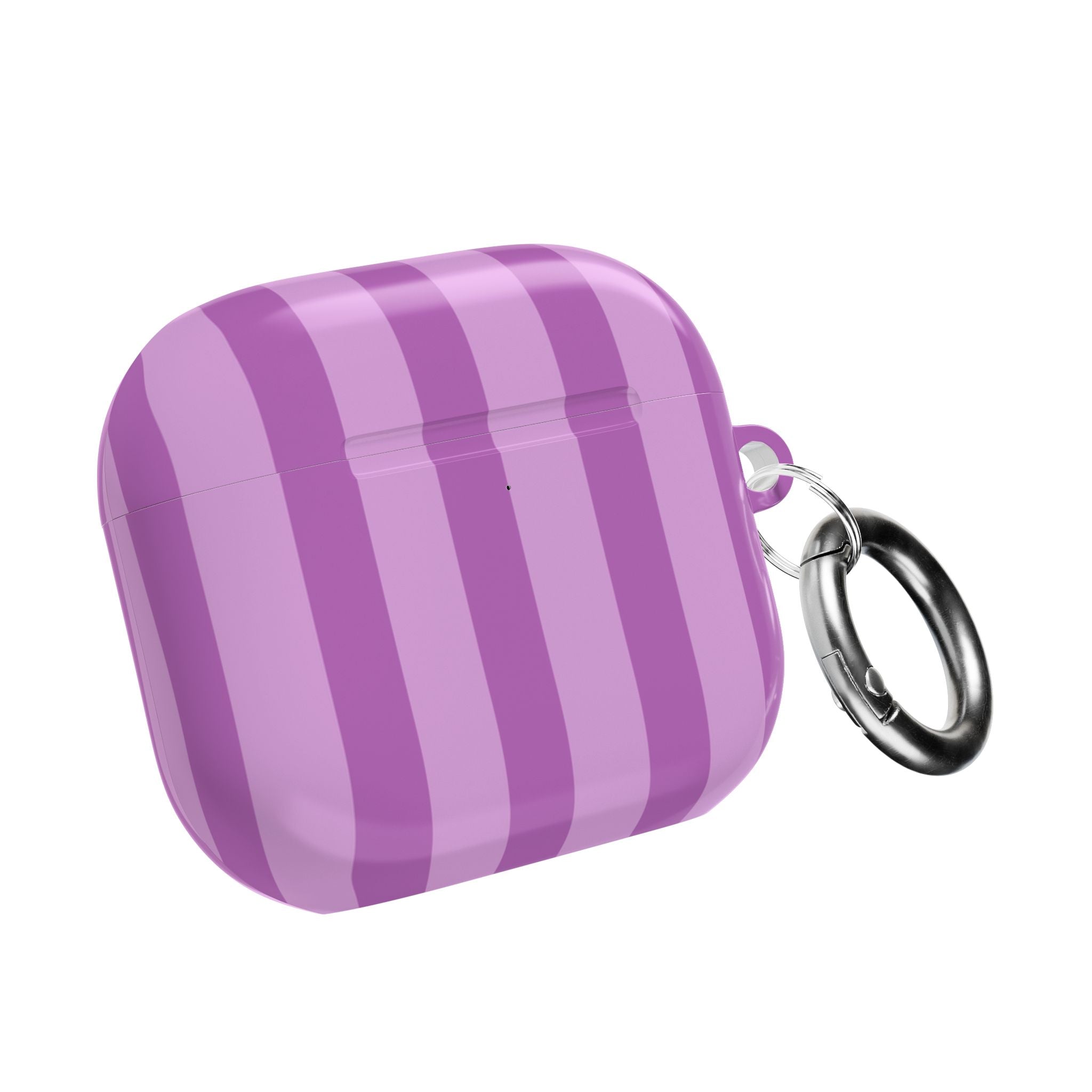 Bold Stripes AirPods Case | Plum