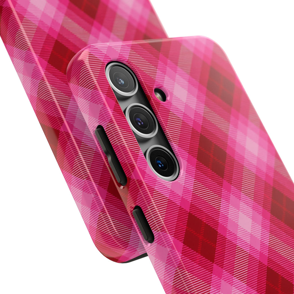 Pink Picnic Plaid Samsung Galaxy Case
