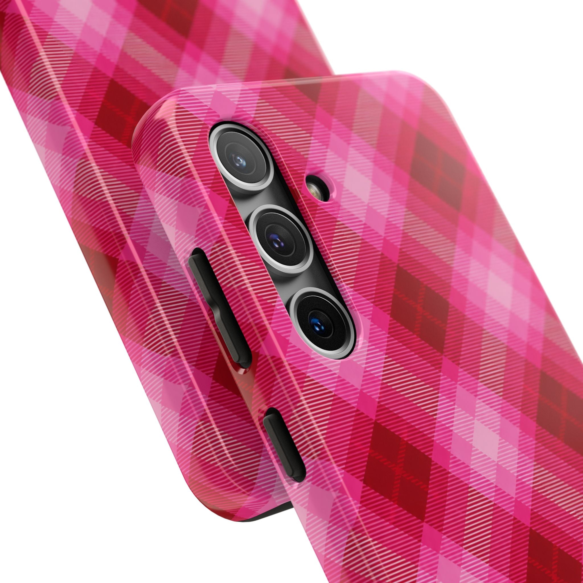 Pink Picnic Plaid Samsung Galaxy Case