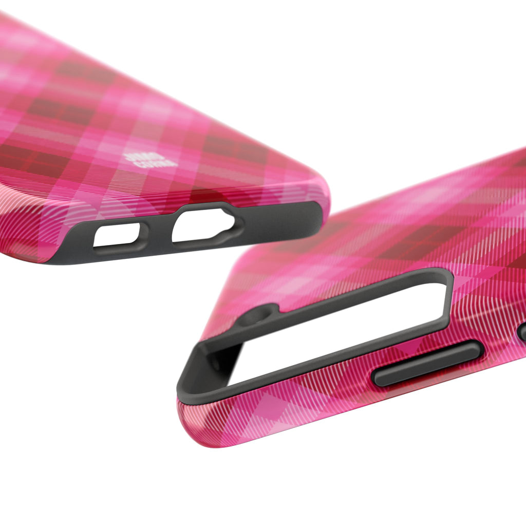 Pink Picnic Plaid Samsung Galaxy Case