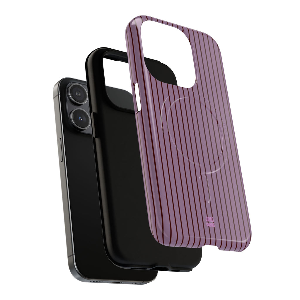Plum Berry Soft Stripes