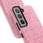 Holiday Knit | Pink iPhone Case
