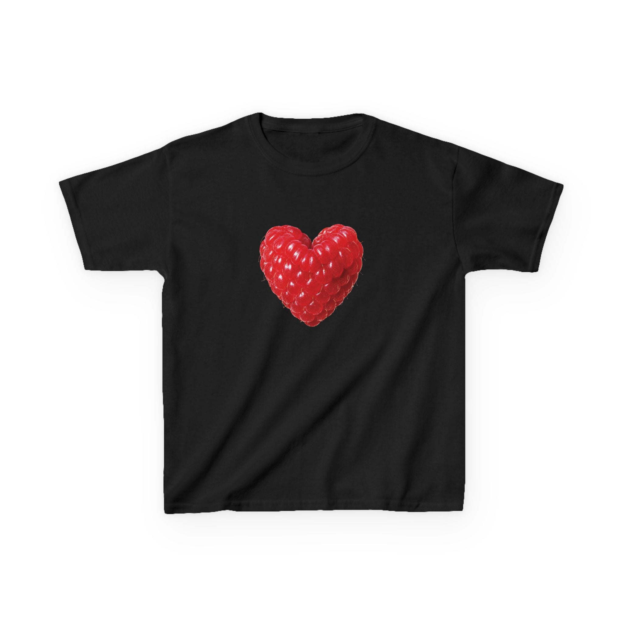Heart Raspberry Baby Tee