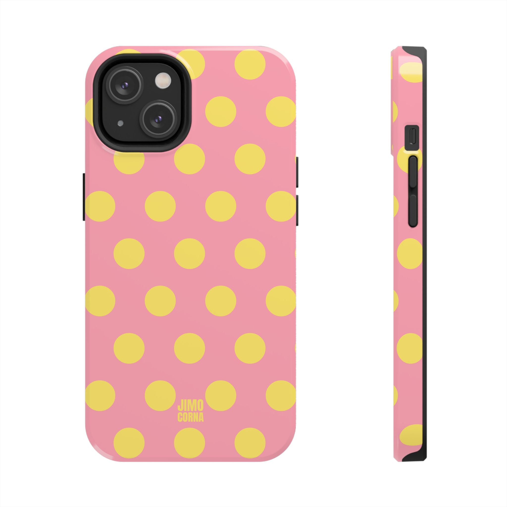 Big Polka Dot | Pink and Yellow