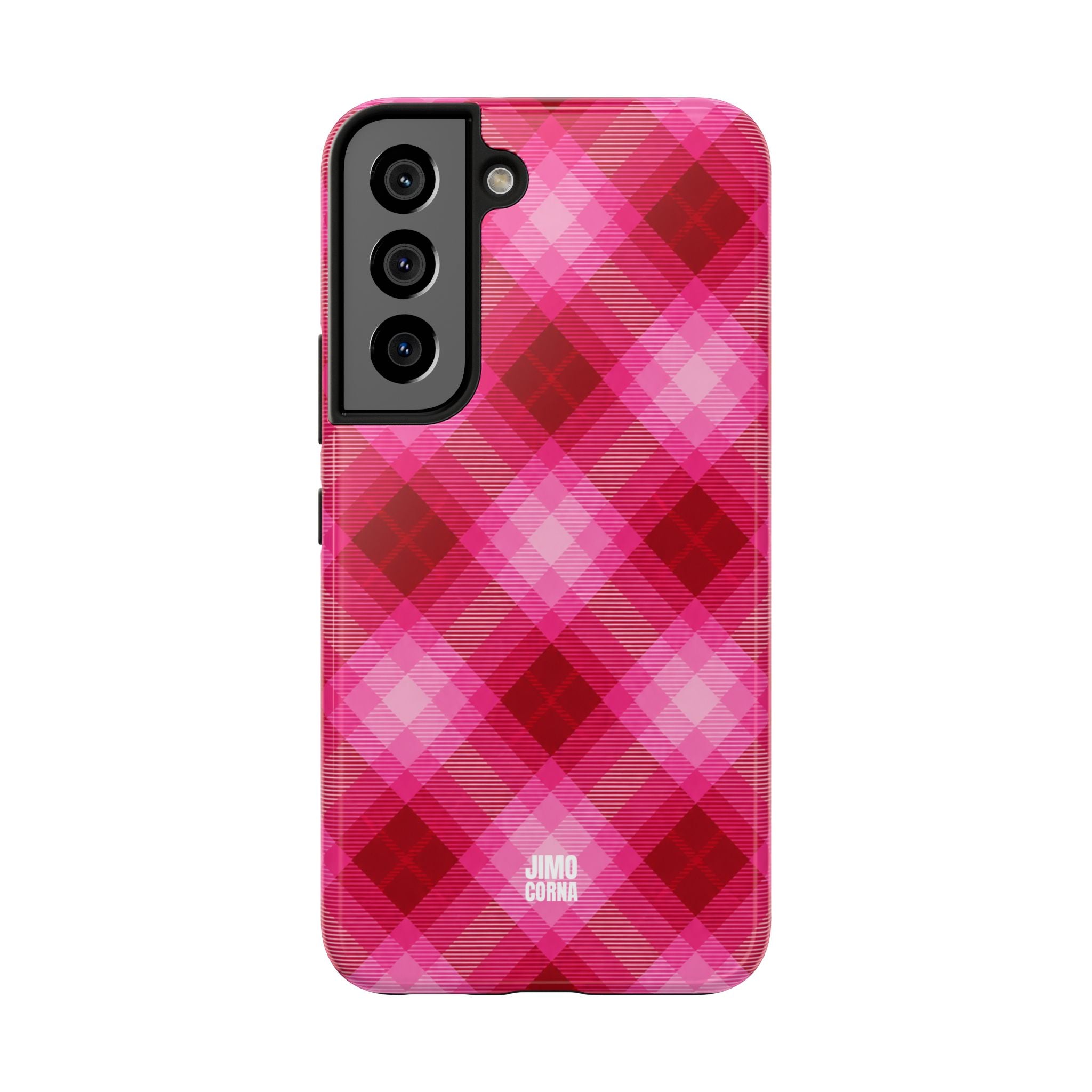 Pink Picnic Plaid Samsung Galaxy Case