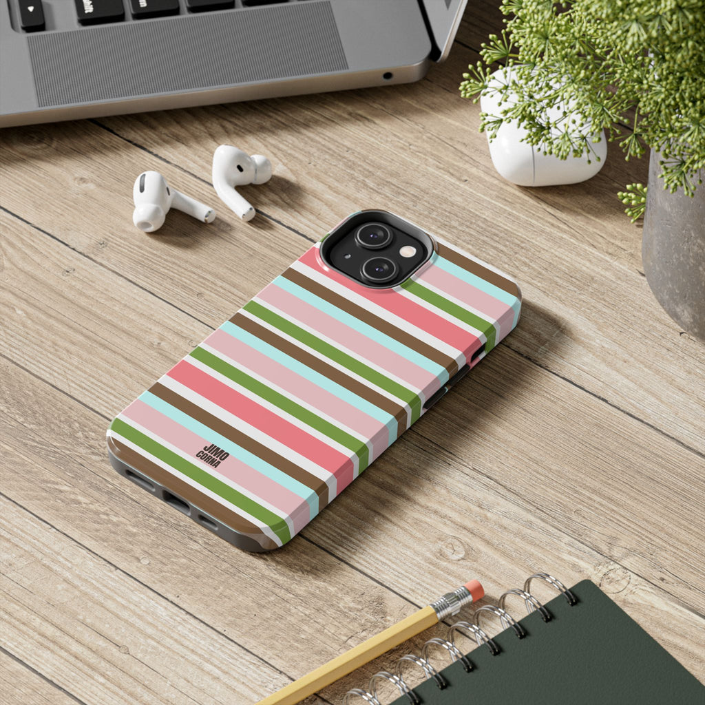 Sweet Candy Stripes iPhone Case