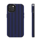 Navy Blue Bold Stripes