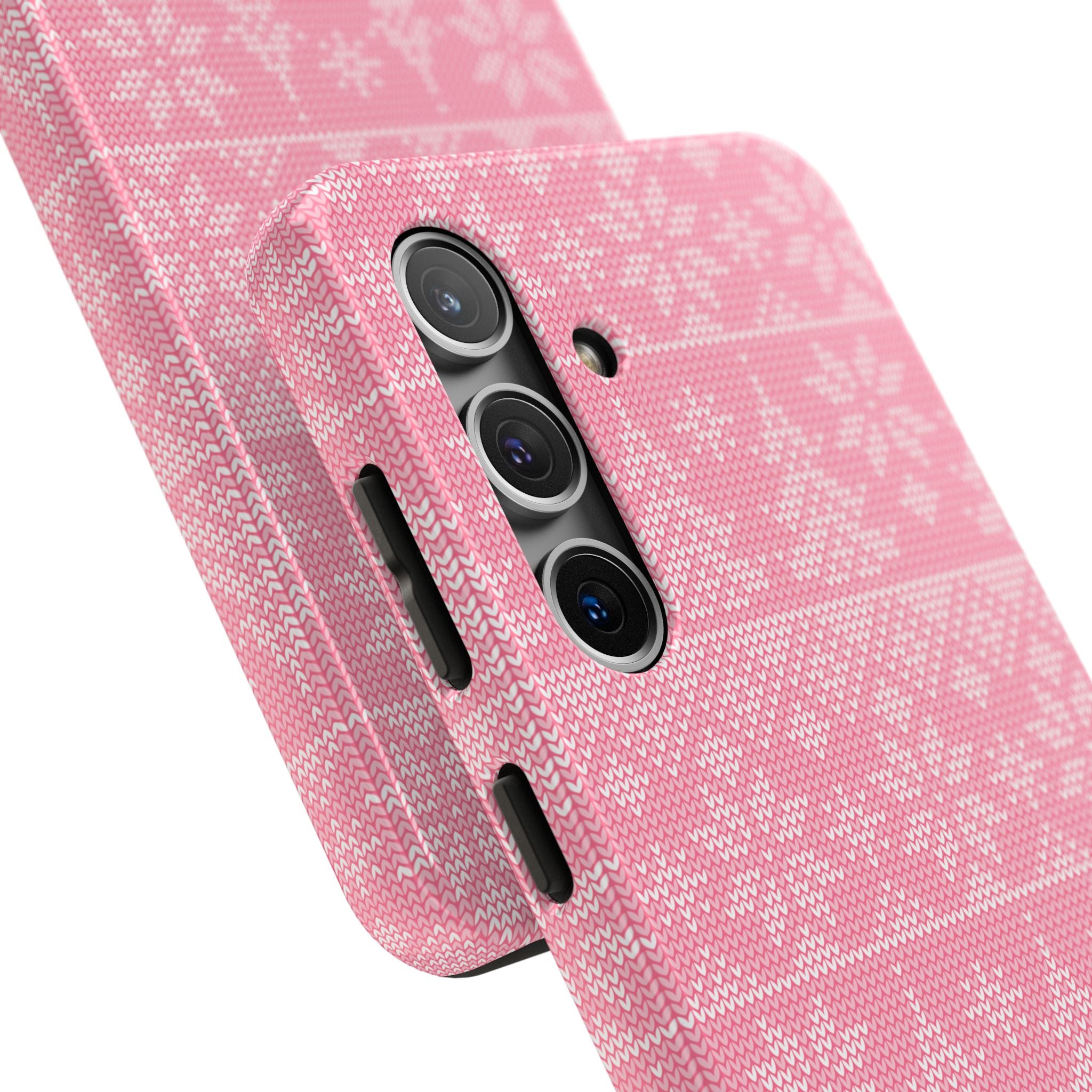 Holiday Knit | Pink Samsung Galaxy Case