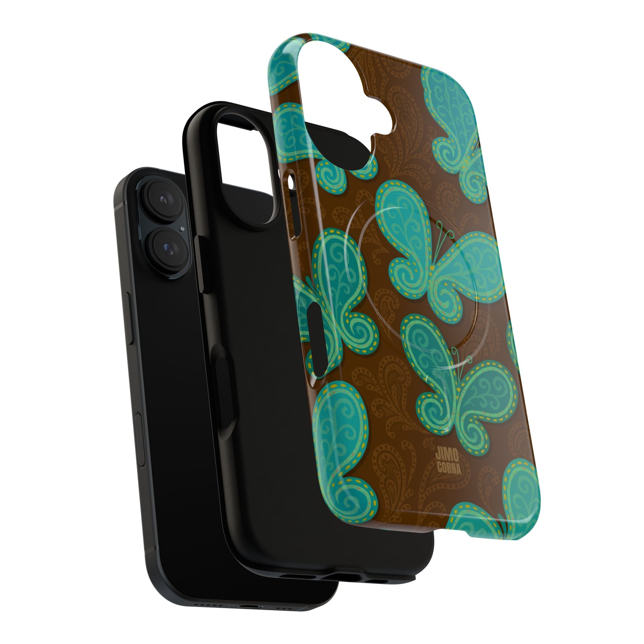Cocoa Breeze Butterflies MagSafe iPhone Case