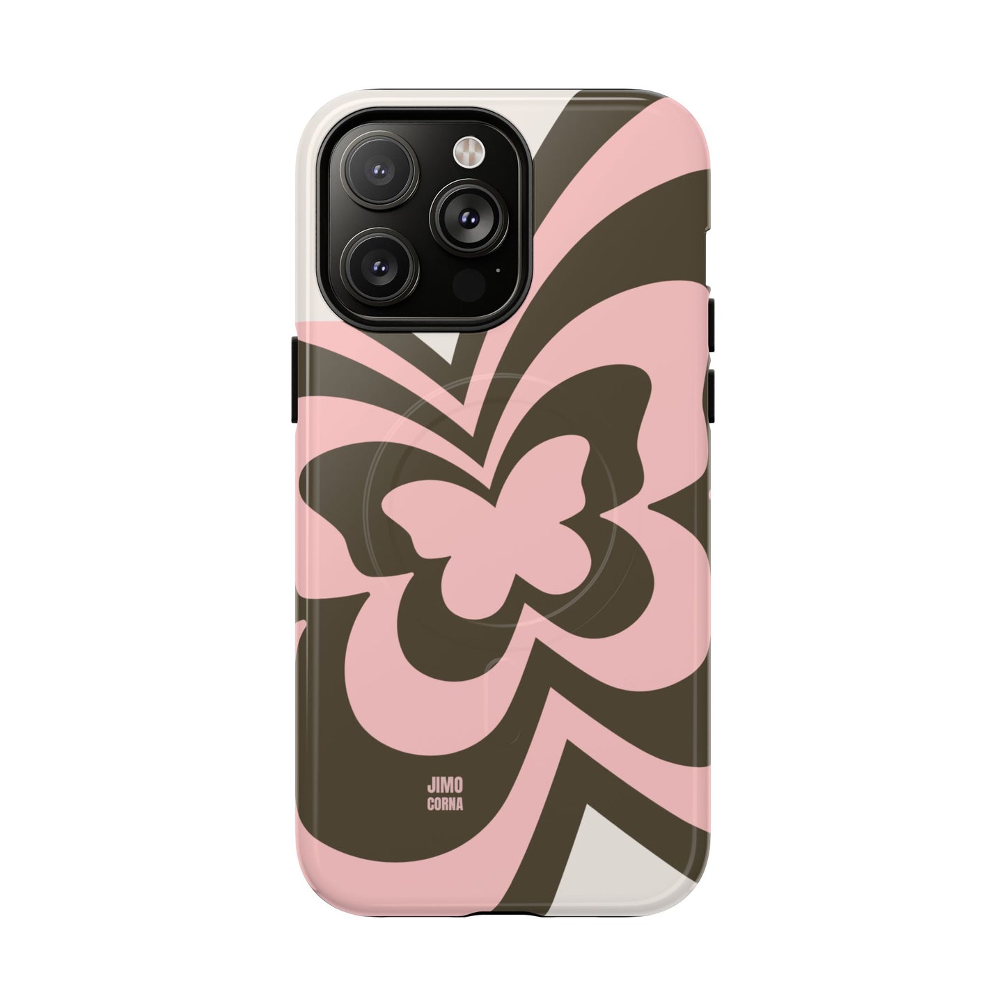 Pink Retro Butterfly