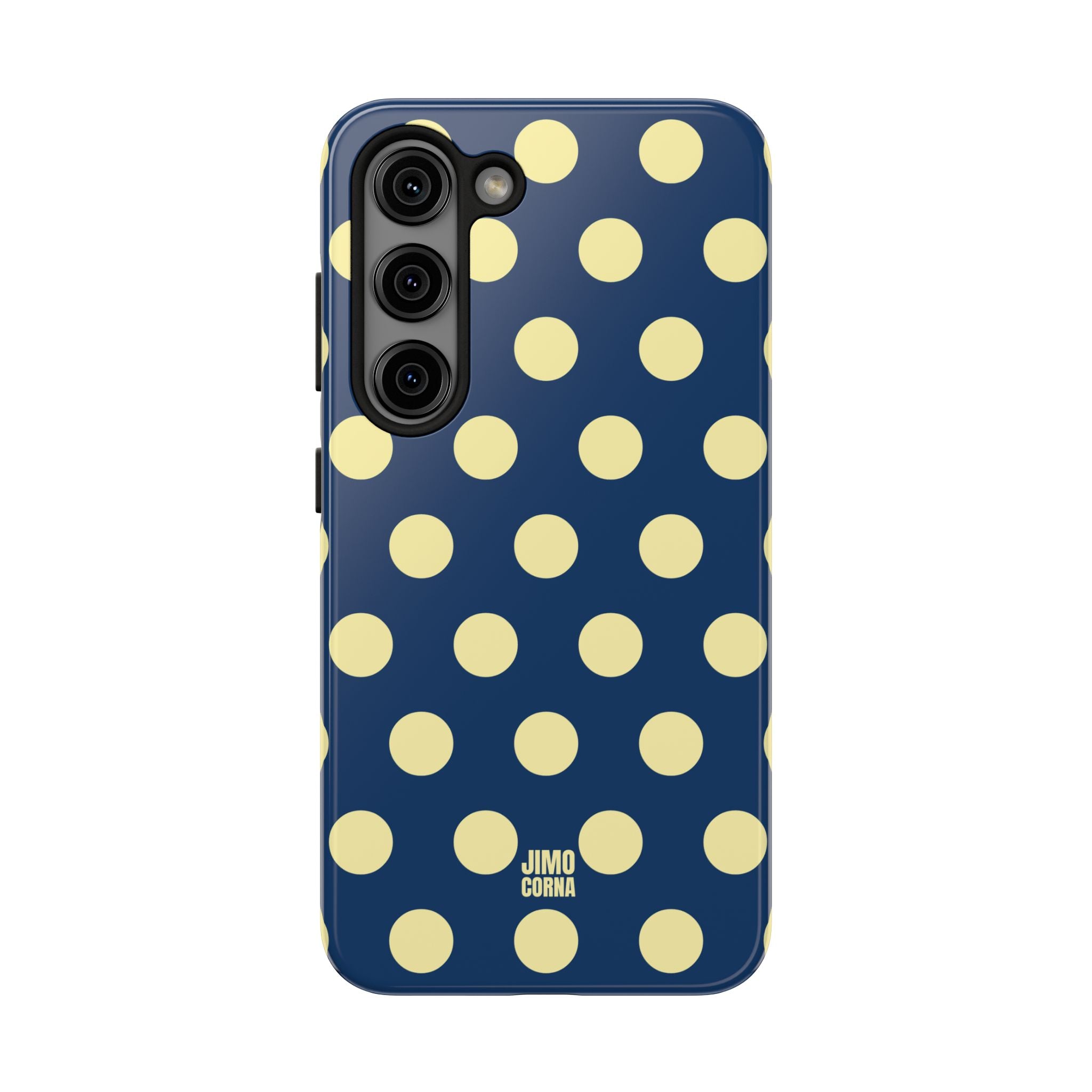 Big Polka Dot | Blue and Cream