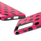 Big Polka Dot | Hot Pink and Black