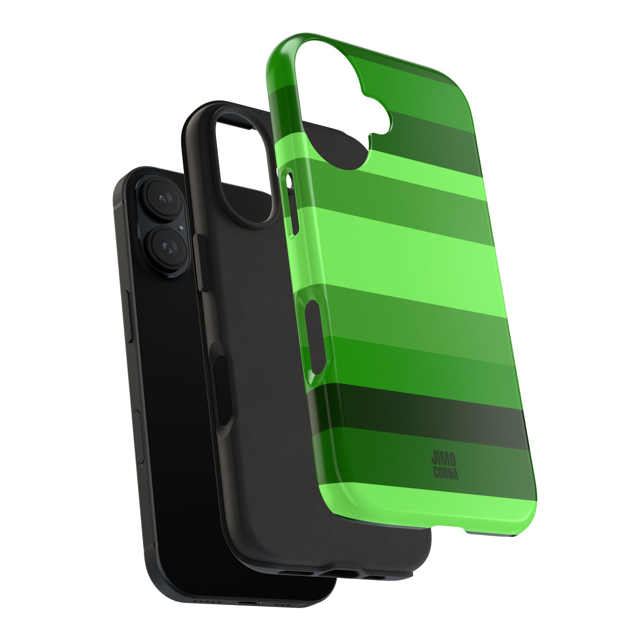 Matcha Stripe iPhone Case