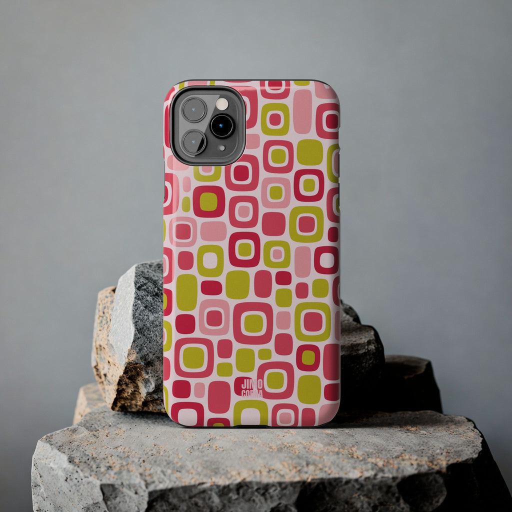 Bubble Pop Geometry iPhone Case