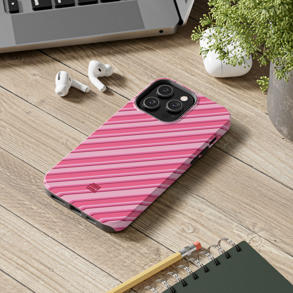 Angelina Stripes | Hot Pink - iPhone Case