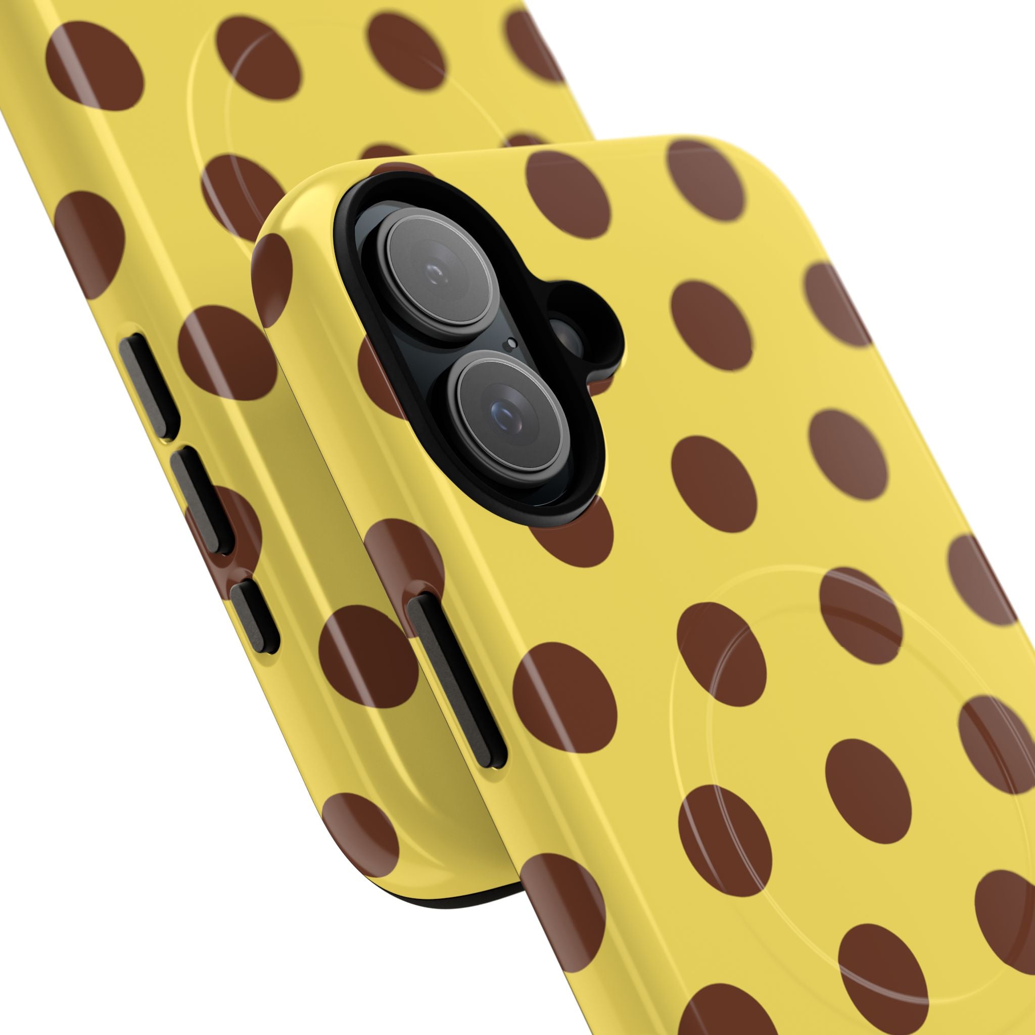 Big Polka Dot | Yellow and Brown