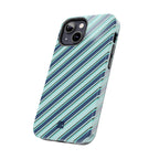 Angelina Stripes | Blue - iPhone Case