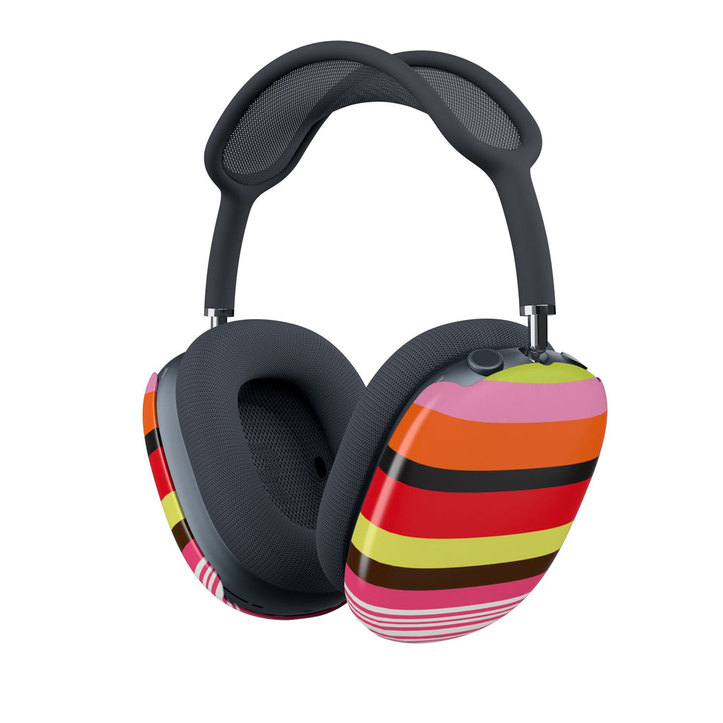 Berry Citrus Stripe AirPods Max Covers