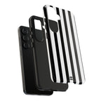 Bold Stripes Samsung Galaxy Case | Black and White