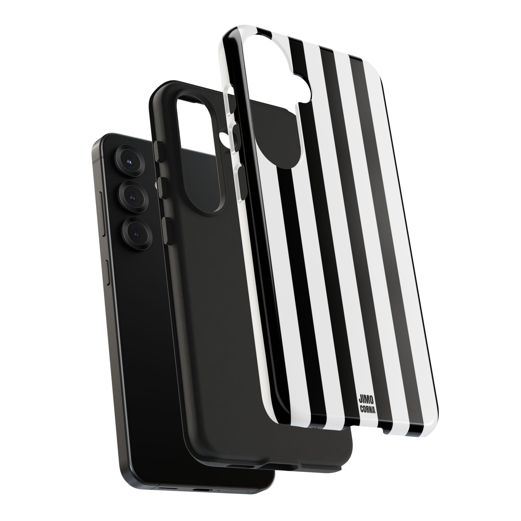 Bold Stripes Samsung Galaxy Case | Black and White