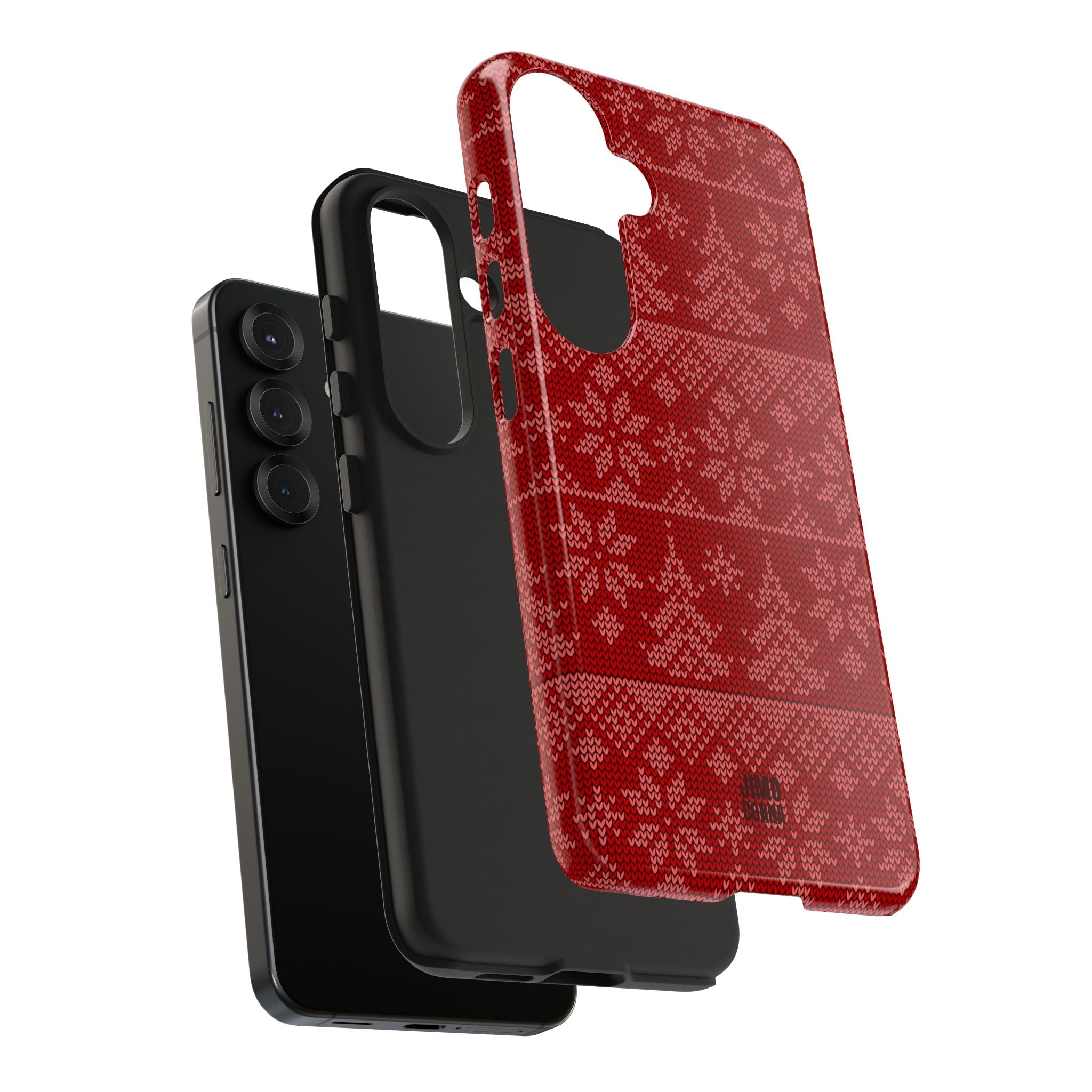 Holiday Knit | Red iPhone Case