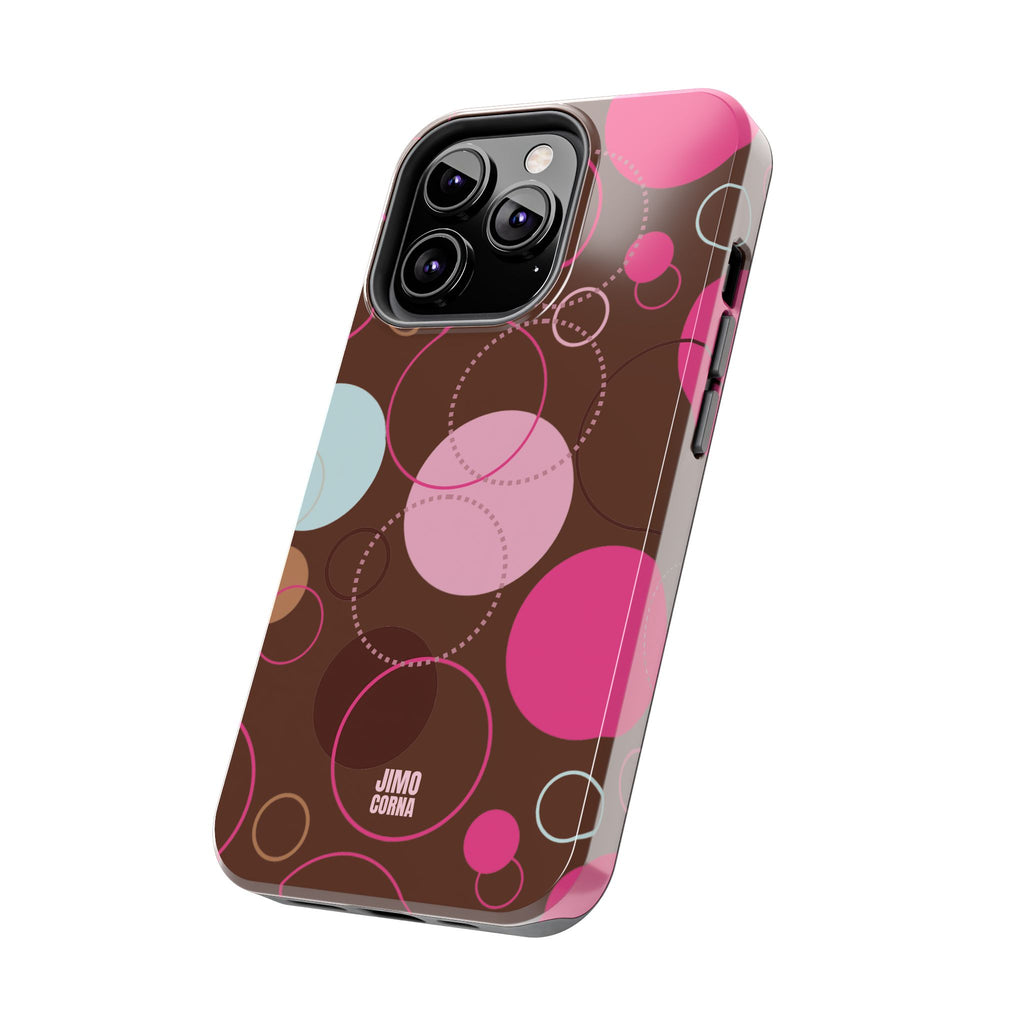 Spiral Pop iPhone Case | Brown