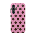 Big Polka Dot | Pink and Black