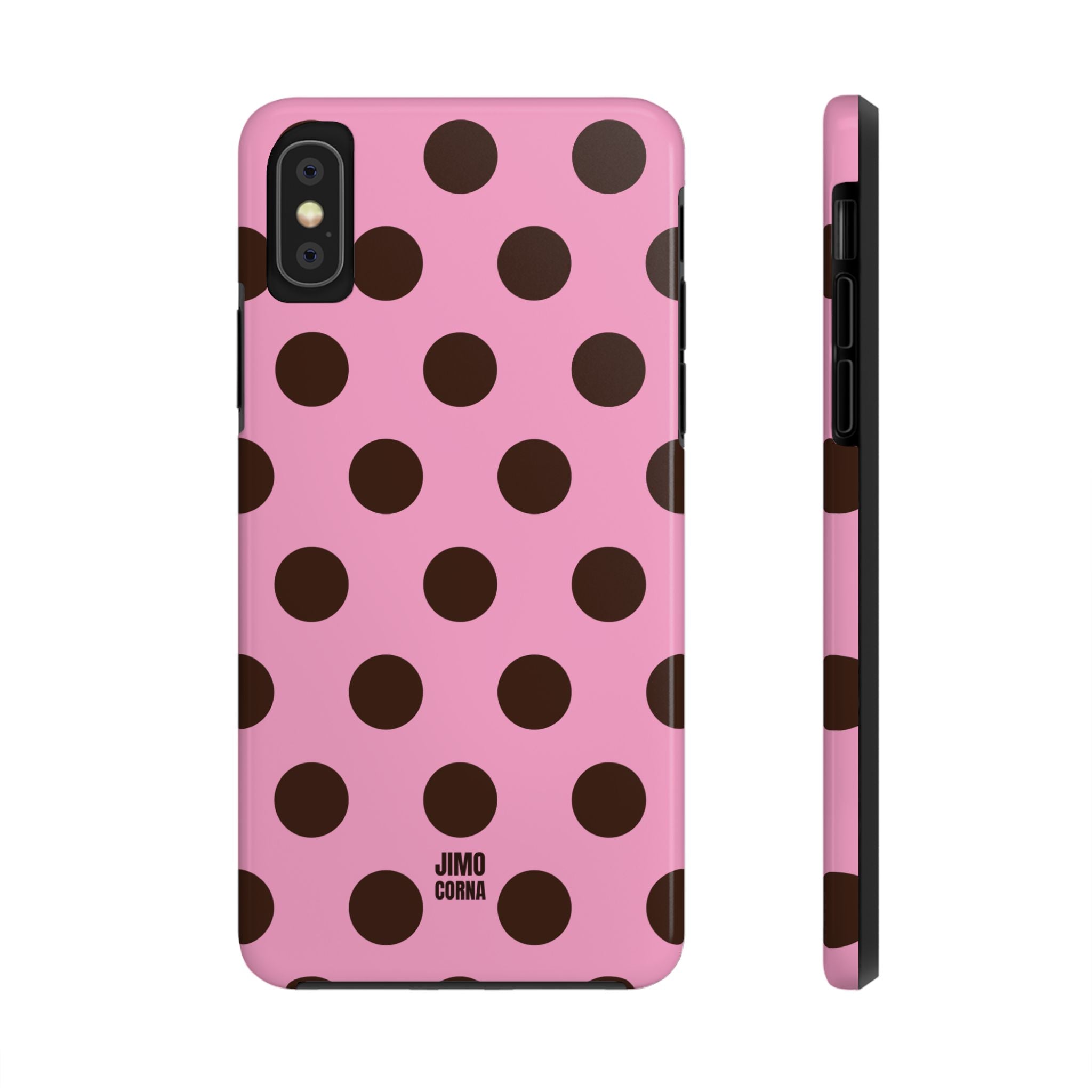 Big Polka Dot | Pink and Black
