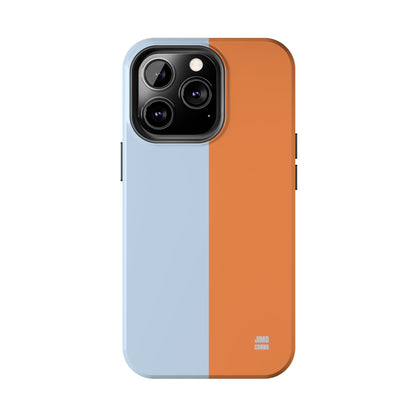 Orange and Blue Color Block