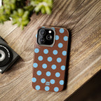 Big Polka Dot | Brown and Blue
