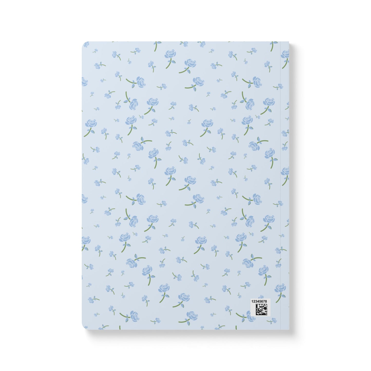 Blue Roses Notebook