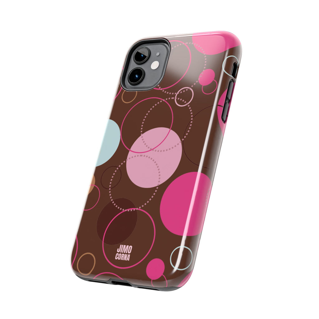 Spiral Pop iPhone Case | Brown