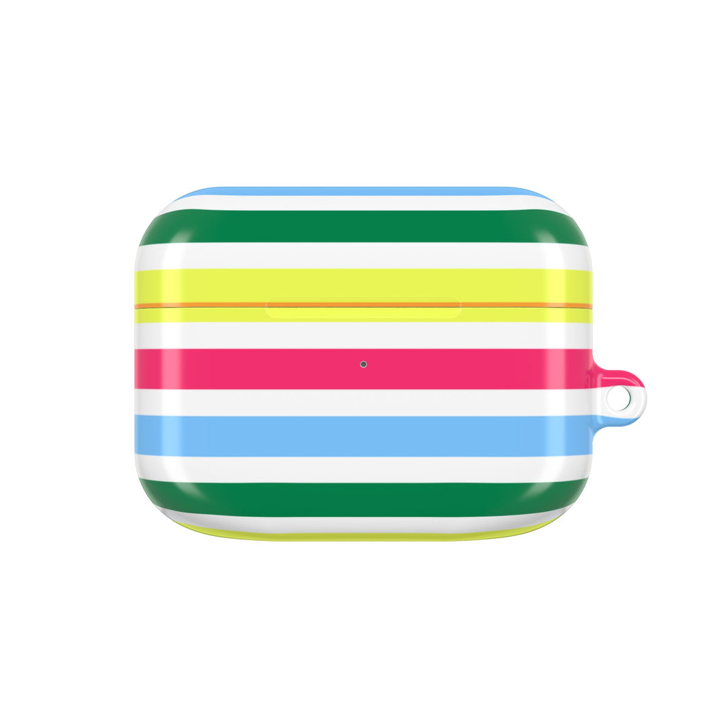 Rainbow Sorbet Stripe AirPods Case