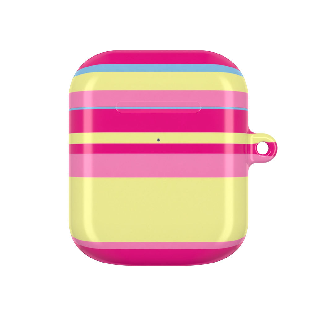 Lemonberry Stripe AirPods Case