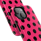 Big Polka Dot | Hot Pink and Black