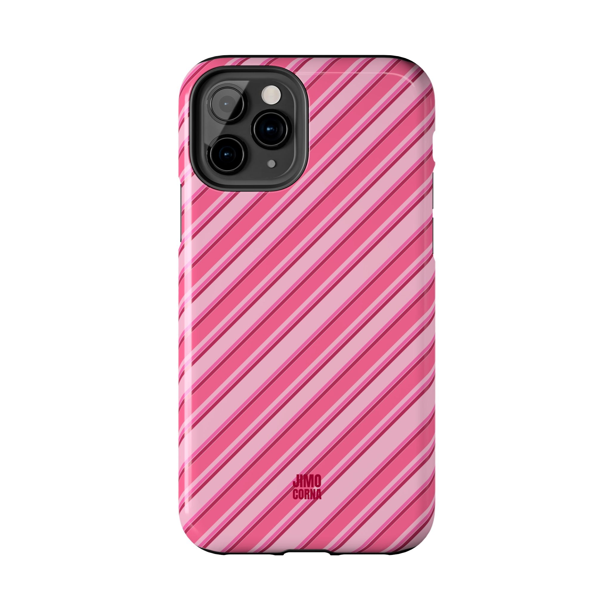 Angelina Stripes | Hot Pink - iPhone Case