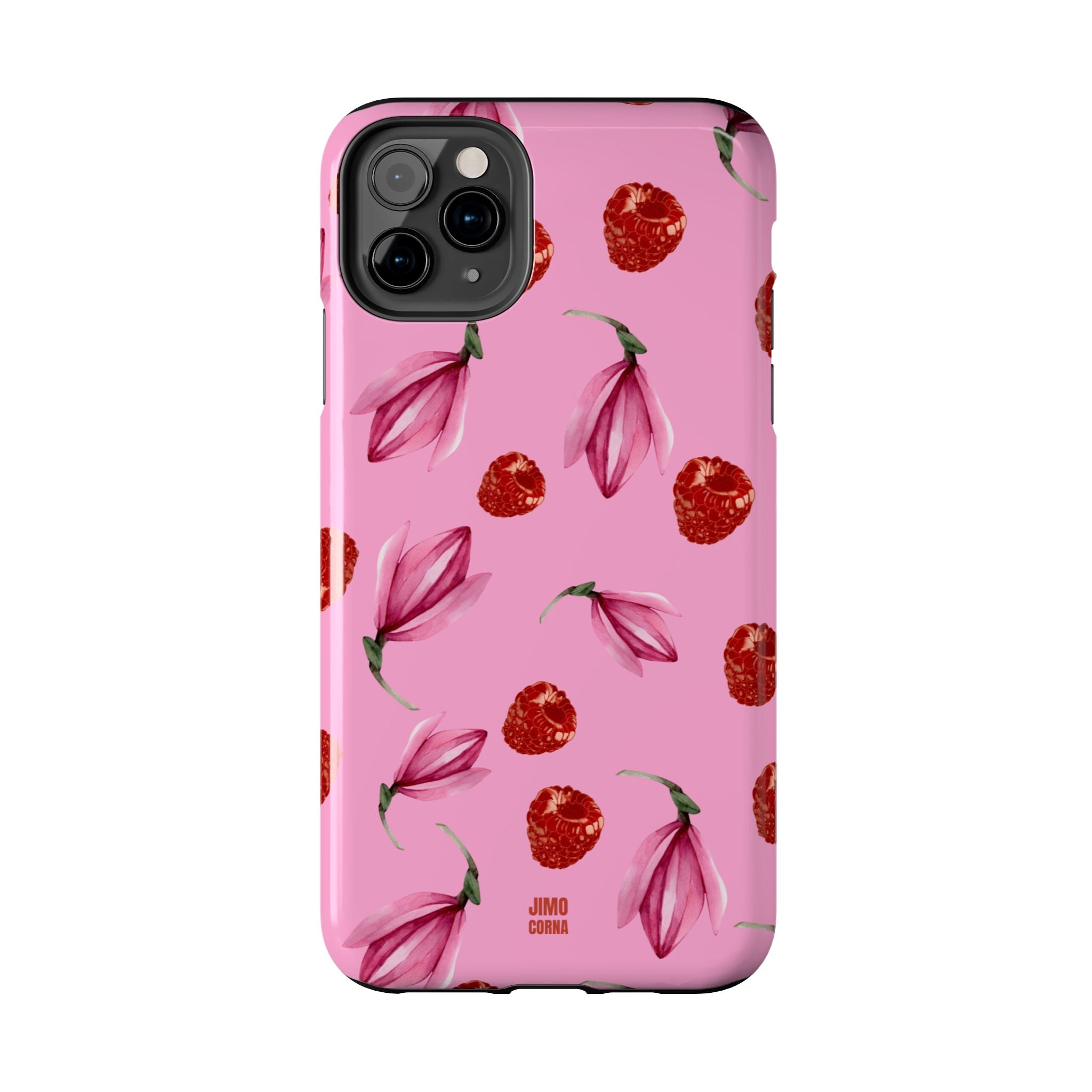 Raspberries and Flowers