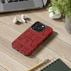 Holiday Knit | Red iPhone Case